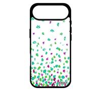 Coque Telephone Pour Iphone 17 Air En Silicone Confettis Pois Motif Jolie Bumper Romantique Caoutchouc 4g Effet Antichoc Fond Etui