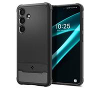Coque Téléphone - Spigen - Rugged Armor - Samsung Galaxy S24+ - Noir Mat - Protection Militaire