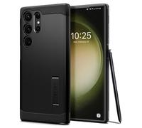 Coque Téléphone - Spigen - Tough Armor - Samsung Galaxy S23 Ultra - Noir - Protection Renforcée