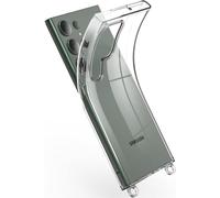 Coque Téléphone Transparente En Silicone Avec 2 Anneaux - A Utiliser Avec Des Collier Et Chaîne Bijoux Pour Portable - Modèle Samsung S23 Ultra - Accessoire Pour Smartphone[Car780768]