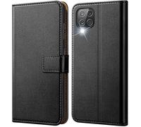 Coque - TOP4PC - Samsung Galaxy A12 - Cuir PU Premium - Anti Choc - Portefeuille