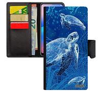 Coque Tortue pour Samsung A20e dim. Fonds Marins Ocean Marine Telephone Bleu Animal Antichoc algue Pochette Design geante Solide Galaxy