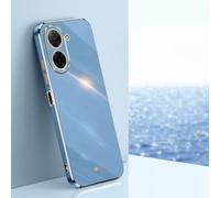 Coque Tpu Électroplate 6d Pour Redmi A5 4g / Poco C71, Bleu Céleste
