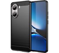 Coque Tpu Noire Pour Poco X7 Pro ¿ Antichoc, Anti-Rayures Et Antidérapante, Découpes Précises, Bords Surélevés Et Finition Fibre De Carbone Brossée