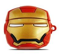 Coque TPU pour Airpods Pro-Iron Man-Rouge