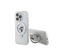 Coque TPU Ring Stand Magsafe Karl et Choupette pour iPhone 15 Pro - Transparente