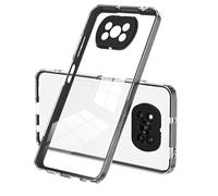 Coque Tpu Transparente 3 En 1 Pour Xiaomi Poco X3 Nfc / X3 Pro, Noir
