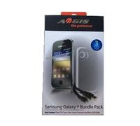 Coque Tpu Transparente Aegis Avec Film De Protection Et Cable Micro Usb Pour Galaxy Y