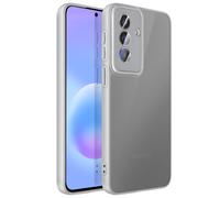 Coque Translucide pour Galaxy A57 Dos Givré Antichoc avec Lentilles Caméra Gris