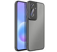 Coque Translucide pour Galaxy A57 Dos Givré Antichoc avec Lentilles Caméra Noir