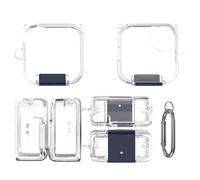 Coque transparente anti-rayures pour écouteurs CMF Buds Pro 2/Buds 2 Plus 2025 avec mousqueton