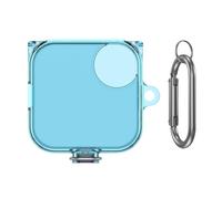 Coque transparente bleue antichoc pour écouteurs CMF Buds 2, douce pour la peau et lavable.