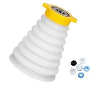 Coque transparente de 3e génération améliorée pour 6 mm, 8 mm, 10 mm, 160 | Convient avec différents modèles de marteau électrique, bords d'étanchéité en silicone, composants faciles à remplacer