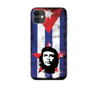 Coque Transparente Design pour Apple iPhone, imprimée en France, Che Guevara & Cuba (iPhone 11)