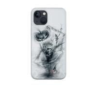 Coque Transparente Design pour Apple iPhone, imprimée en France, Jack Christmas (iPhone 14)