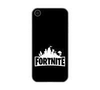 Coque Transparente Design pour Apple iPhone, imprimée en France, Jeux vidéo, Fortnite Logo (iPhone XR)