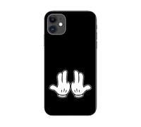 Coque Transparente Design pour Apple iPhone, imprimée en France, Le Signe de Jul et M (iPhone 11)
