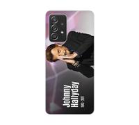 Coque Transparente Design pour Samsung Galaxy, imprimée en France, Hommage Johnny Hallyday - Galaxy A52s 5G