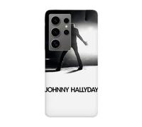 Coque Transparente Design pour Samsung Galaxy, imprimée en France, Hommage Johnny Hallyday (Galaxy S24 Ultra)