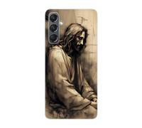 Coque Transparente Design pour Samsung Galaxy, imprimée en France, Jésus Christ - Galaxy A15