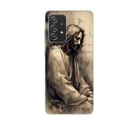Coque Transparente Design pour Samsung Galaxy, imprimée en France, Jésus Christ - Galaxy A52