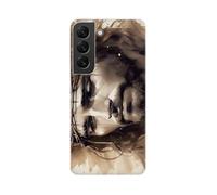 Coque Transparente Design pour Samsung Galaxy, imprimée en France, Le Portrait de Jésus Christ (Galaxy S22)