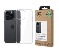 Coque transparente écologique ClearCase 3MK pour iPhone 15 Pro