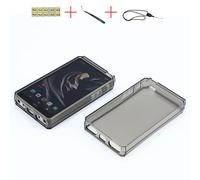 Coque transparente en cristal TPU souple,coque pour Hiby New R6 2020,Hiby RS6,R6III - Type Clear Black