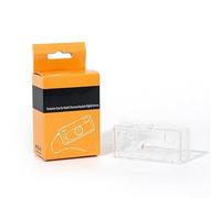 Coque transparente en PC pour Kodak Charmera pour mini appareil photo - Coque rigide absorbant les chocs avec lanière - Boîtier de protection transparent pour porte-clés et appareil photo - Découpes