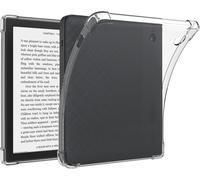 Coque transparente en TPU compatible Kobo Libra Color/Libra 2 et Tolino Vision Color/Vision 6 7"" - fine, légère, coins renforcés anti-chocs, dos personnalisable, protection 360%