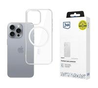 Coque transparente MagCase 3MK pour iPhone 16 Pro Max, compatible avec MagSafe