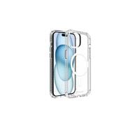 Muvit Coque pour iPhone 15 Antichoc 3M Compatible MagSafe Transparent