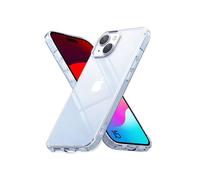 Coque transparente - NOBRAND - iPhone 15 - Silicone souple - Protection anti-chocs et rayures - Mixte