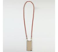 Coque Transparente Pour Apple Iphone 16 Plus Lanière / Cordon Chaine Suspendue Rouge