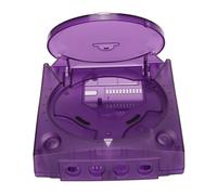 Coque transparente pour console de jeu SEGA Dreamcast DC, coque en plastique ABS violet transparent pour console