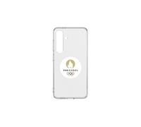 Coque transparente pour Galaxy S24 ''Flamme Paris 2024''