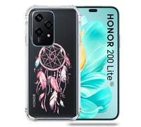 Coque Transparente Pour Honor 200 Lite 5g Attrape Reve Rose