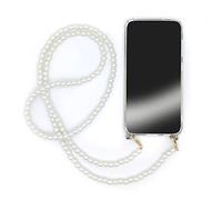 Coque Transparente pour Iphone 14 Pro (6,1) avec Lanière/Bandoulière/Cordon téléphone Perle