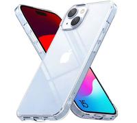 Coque transparente pour iPhone 15 - NOBRAND - Silicone souple - Protection rayures - Anti-chocs - Mixte