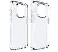 Coque transparente pour iPhone, protection antichoc de qualité militaire, anti-traces de doigts, fine et résistante aux chocs, pour une prise en