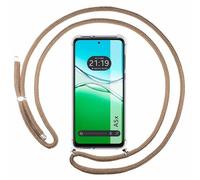 Coque transparente pour OPPO A5x avec cordon Camel