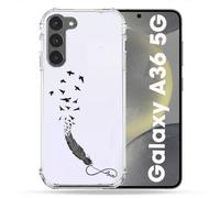 Coque Transparente Pour Samsung Galaxy A36 5g Plume Infini