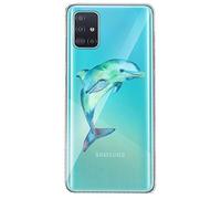 Coque Transparente pour Samsung Galaxy S20 Dauphin Encre