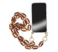 Coque Transparente pour Samsung Galaxy S20 FE / S20FE avec Lanière/Bandoulière/Cordon téléphone Anneaux Ambre