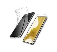 Coque Transparente Pour Samsung Galaxy S23 (6,1") Et Verre Trempé Film Protection Ecran Little Boutik®