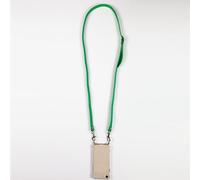 Coque Transparente Pour Samsung Galaxy S25 Plus Lanière / Cordon Cuir 2 Vert