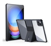 Coque transparente pour Xiaomi Pad 6S Pro 12,5 pouces avec support, coque arrière transparente avec béquille, coque fine et légère pour Xiaomi Pad 6S Pro 12,4"