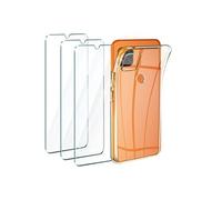 Coque Transparente pour Xiaomi Redmi 9C + 3 Verres Trempés