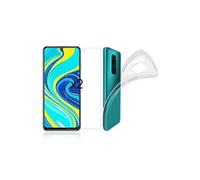 Coque transparente pour Xiaomi Redmi Note 9 + 2 Verres Trempés
