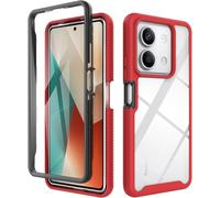 Coque Transparente Renforcée Xiaomi Redmi Note 13 5g ¿ Protection 360° Antichoc Pc+Tpu, Anti-Jaunissement, Bords Surélevés Et Protecteur D¿Écran Inclus, Compatible Charge Sans Fil & Nfc